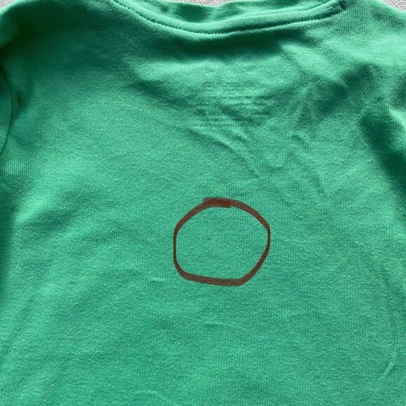 Primary Organic Long-Sleeve PJ Top & Pants, "Clover" Color, Size 6-7, GUC-VGUC - Picture 4 of 11